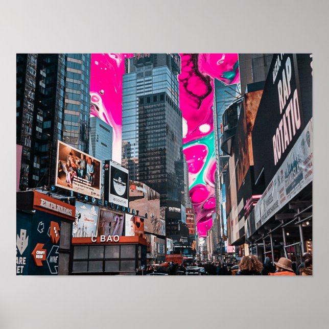 Poster vezes quadrado (Frente)