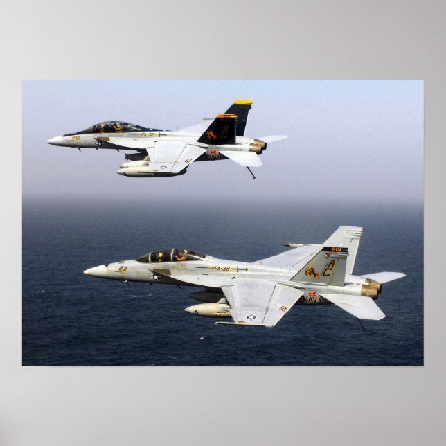 Poster VF-32 Espadarte F-14 (Frente)
