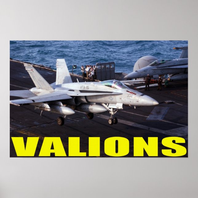Póster VFA-15 Valions (Frente)