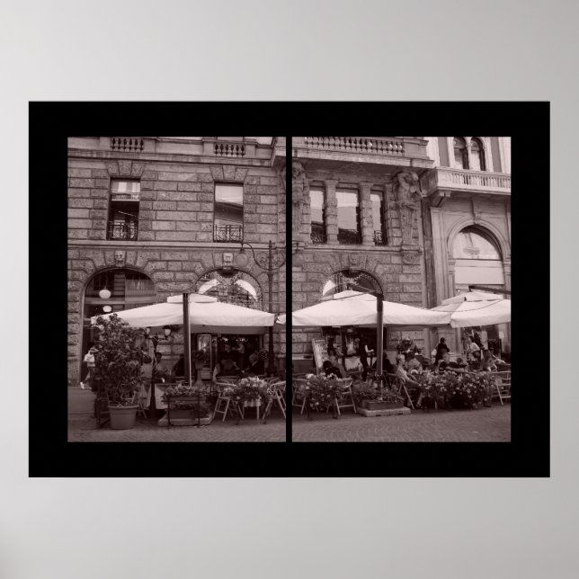 Póster Via Dante - Diptych (Frente)