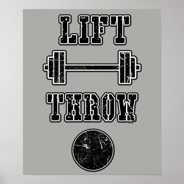 Poster Via e Campo Atirada Colocar Garrafa de Água (Frente)