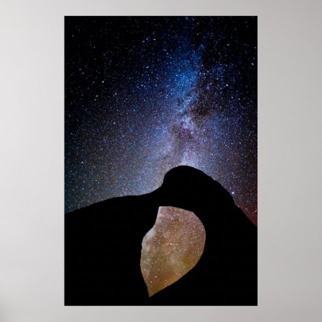Póster Via Látea à noite, Califórnia (Frente)
