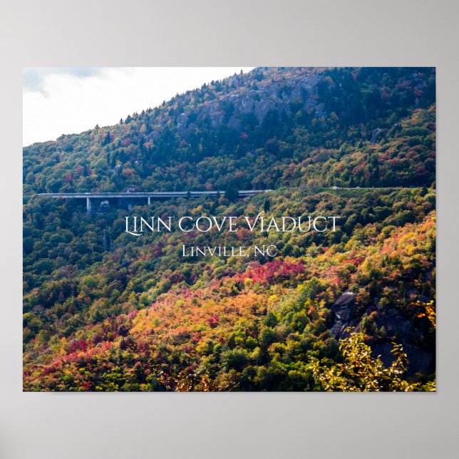 Poster Viaduto Linn Cove (Frente)
