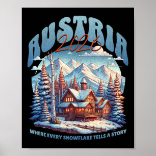 Poster Viagem à Áustria 2026! Férias Austríacas Combinada