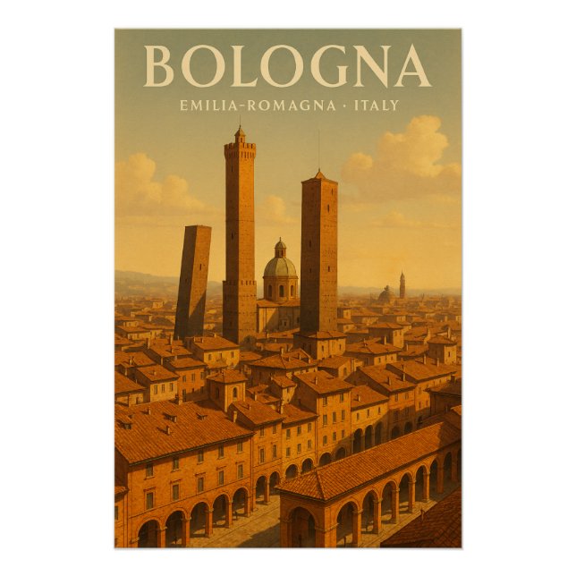 Póster Viagem a Bolonha 2026 (Frente)