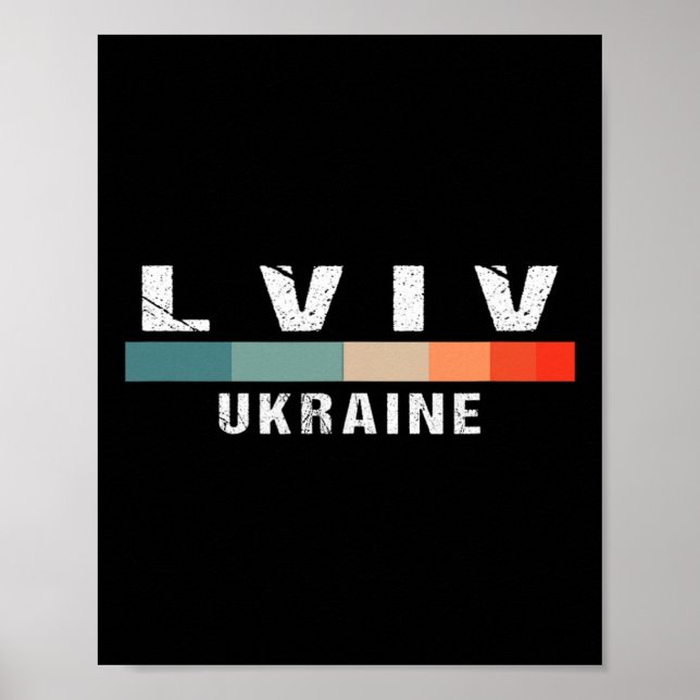 Poster Viagem à Cidade de Lviv Ucrânia 1  (Frente)