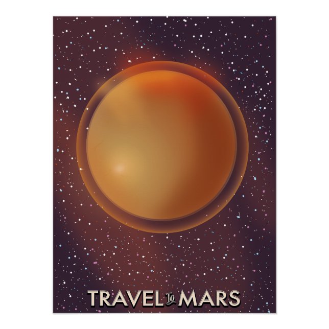 Póster Viagem a Marte (Frente)