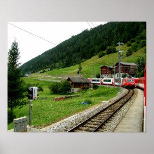 Poster Viagem a Oberwald na suiça