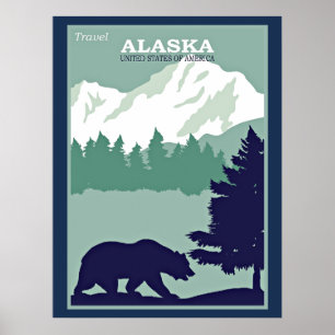 Poster Viagem Alaska