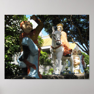 Póster Viagem ao ocidental [mágica do macaco]