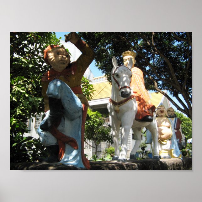 Póster Viagem ao Ocidente [Mágica Macaco] (Frente)