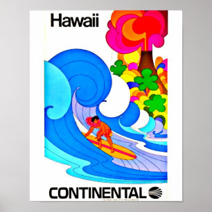 Poster Viagem Arte-Havaí 6 do Poster-Vintage