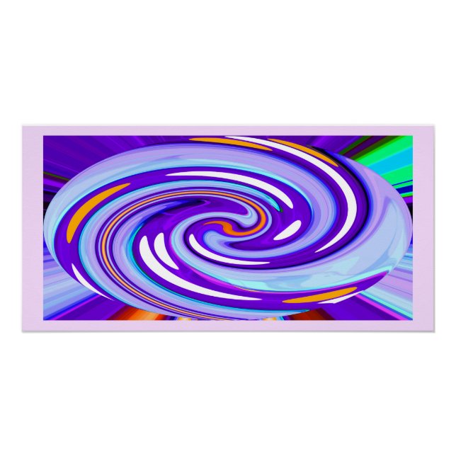 Póster Viagem astral cósmico (Frente)