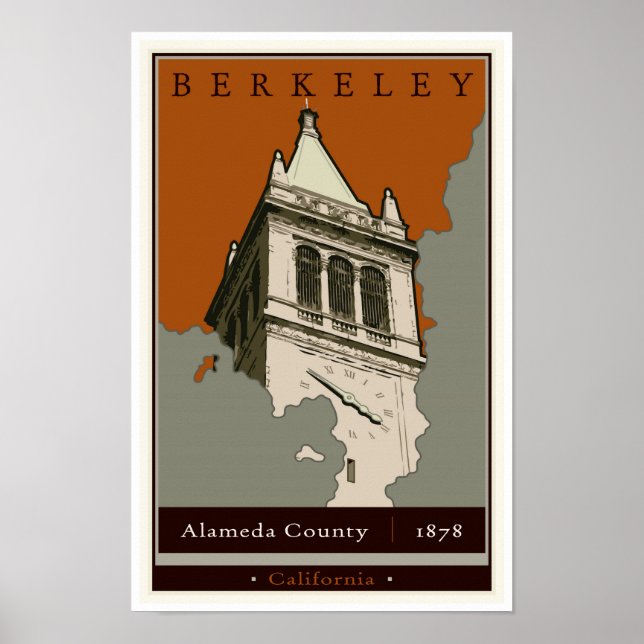 Póster Viagem Berkeley (Frente)
