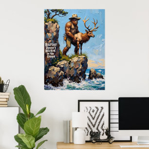 Poster Viagem Costeira de Bigfoot: Um Emergência Improváv