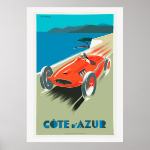 Poster Viagem Côte d'Azur