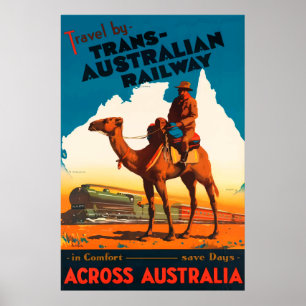 Poster Viagem da Austrália