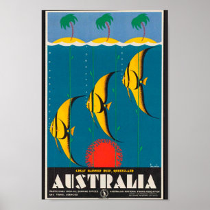 Poster Viagem da Austrália
