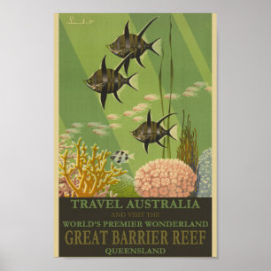 Poster Viagem da Austrália