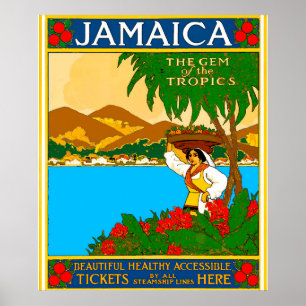 Poster Viagem da Jamaica