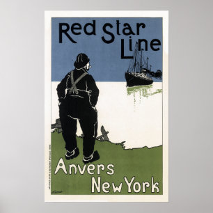 Poster Viagem da Linha Red Star