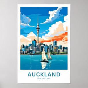 Poster Viagem da Nova Zelândia
