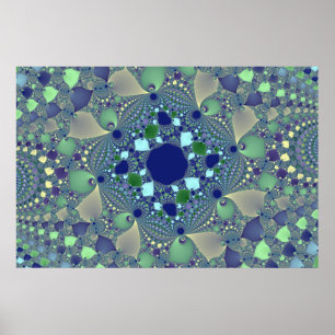 Poster Viagem da tartaruga de água doce