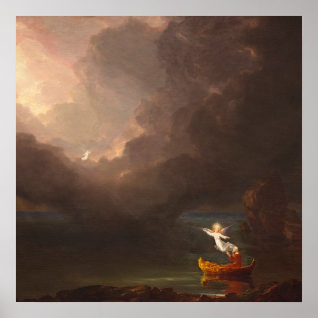 Póster Viagem da vida de Thomas Cole, 1842 (Frente)