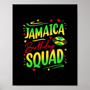 Poster Viagem de aniversário da Jamaica 2025 mulheres fér