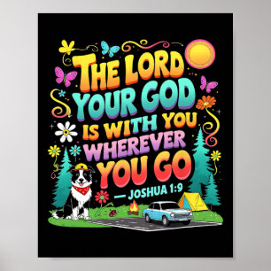 Poster Viagem de Carro O Senhor Seu Deus Cristão Verdadei