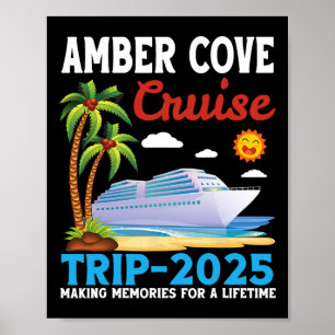 Poster Viagem de Cruzeiro Amber Cove 2025 Criando Memória
