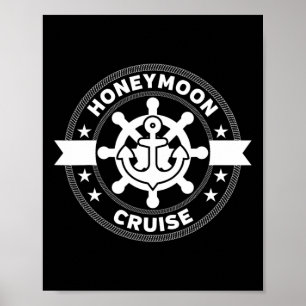 Poster Viagem de Cruzeiro de Lua de Mel