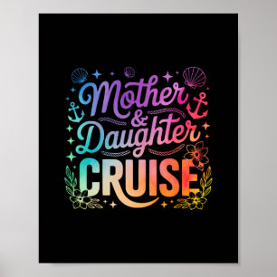Poster Viagem de Cruzeiro Mãe e Filha 2025 Mãe Divertida