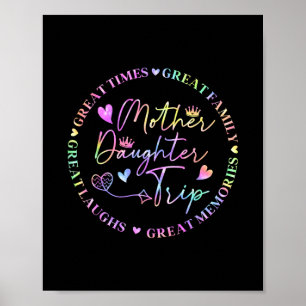 Poster Viagem de Cruzeiro Mãe e Filha Memórias Divertidas