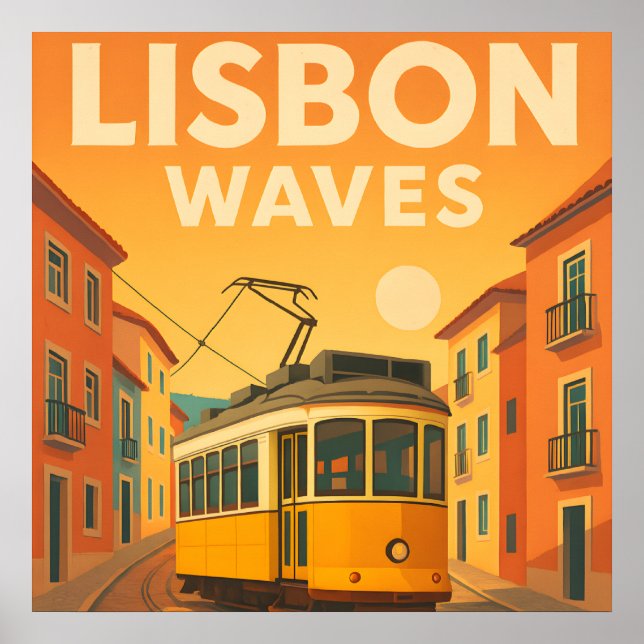 Poster Viagem de Lisboa: Arte do século Médio (Frente)