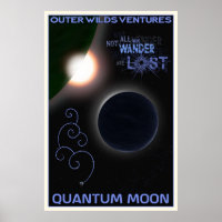 Viagem de Lua Quântica Selvagens Exteriores