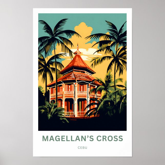 Poster Viagem de Magellan Cross Cebu (Frente)