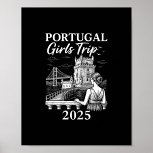 Poster Viagem de Meninas a Portugal 2025 Viagem à Cidade