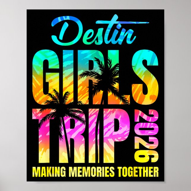 Poster Viagem de Meninas Destin 2026 Fim de Semana de Fér (Frente)