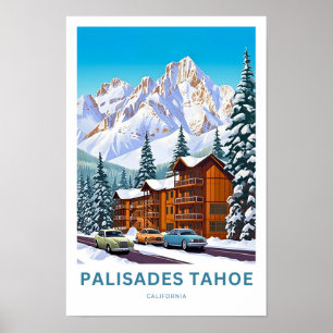 Poster Viagem de Palisades Tahoe California