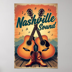 Poster Viagem de retrô: Som de Nashville