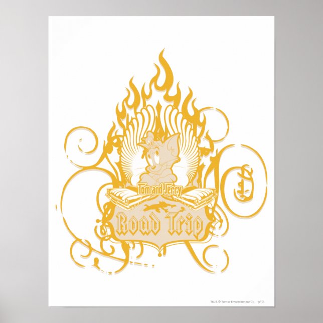 Póster Viagem de Tom e Jerry Road (Frente)