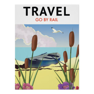 Póster Viagem de trem
