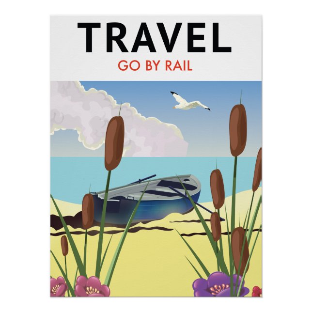 Póster Viagem de trem (Frente)