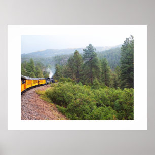 Poster Viagem de trem do vapor a Silverton