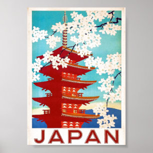 Poster Viagem do Japão