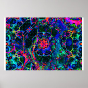 Póster Viagem do tempo através do worm em espera