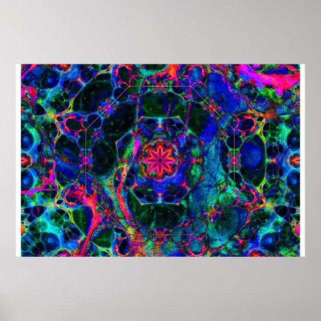 Póster Viagem do tempo através do worm em espera (Frente)