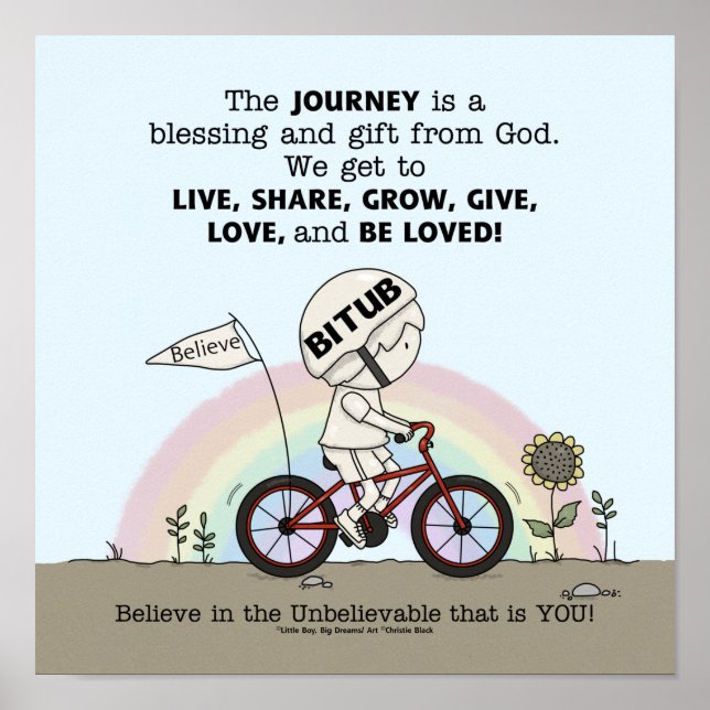 Poster Viagem é um presente (Frente)