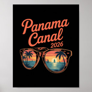 Poster Viagem em família ao cruzeiro do Canal do Panamá c